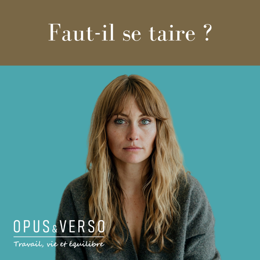 Lire la suite à propos de l’article Faut-il se taire ?