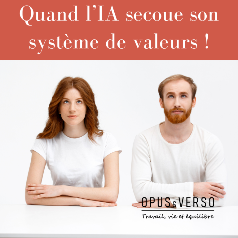 Lire la suite à propos de l’article Quand l’IA secoue son système de valeurs !